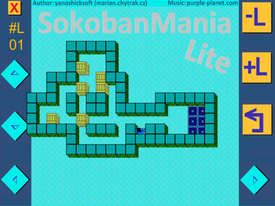 Sokoban Mania Lite iPad app afbeelding 1