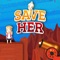 The most fun and simple game, Feel the thrill of solving puzzles and protecting her from rocks and bombs attacking