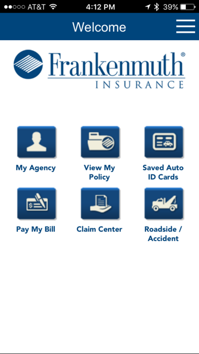 Frankenmuth Insurance Screenshot