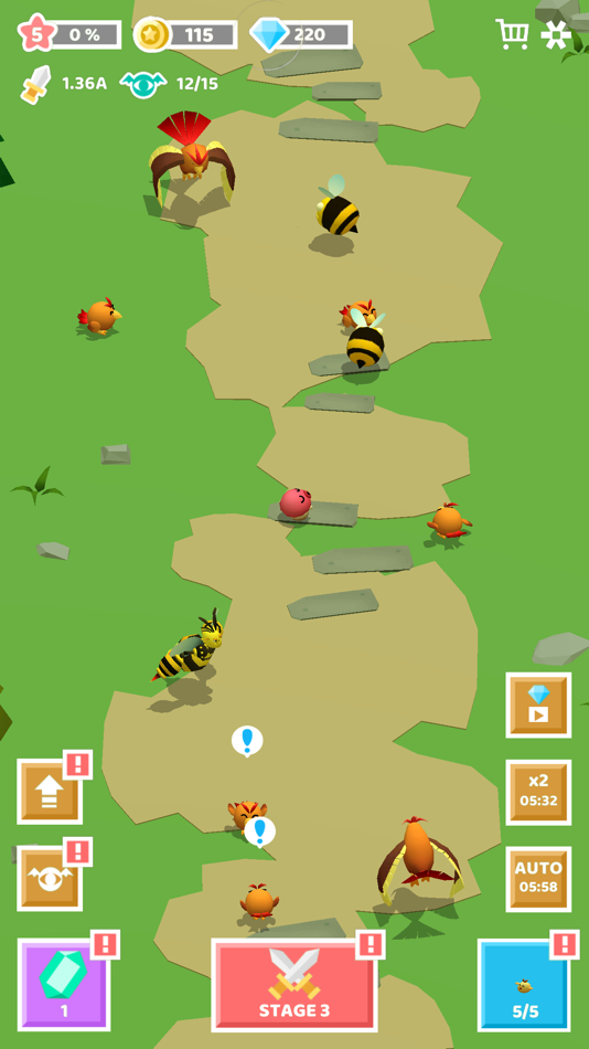 #4. Merge Monster Evolution (iOS) Podle: Super Awesome Inc.