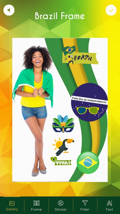 Brazil Independance Day Frame screenshot-4