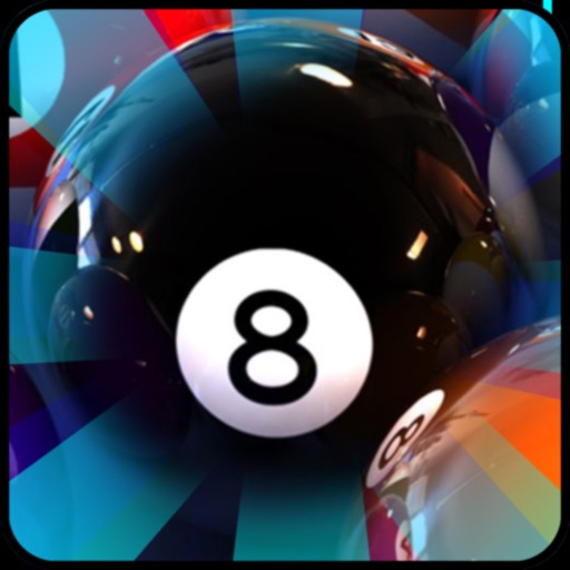 3D 8-Ball Billiard Pool Flick Icon