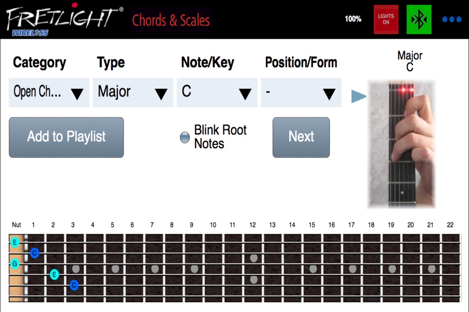 Fretlight Chords & Scales screenshot 2