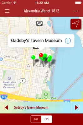 Game screenshot Alexandria War of 1812 Tour hack