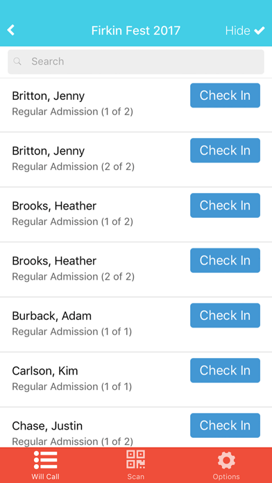 Screenshot #1 pour Dojour Check-In