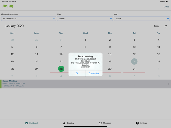 Director Access iPad screenshot 5 - Business app