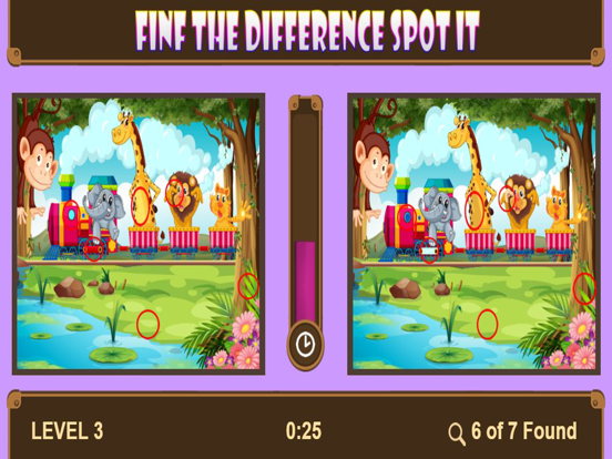 Find The Difference Spot It iPad screenshot
