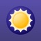 Colorful weather widget on your iPhone home screen