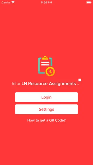 Infor LN Resource Assignments screenshot 1