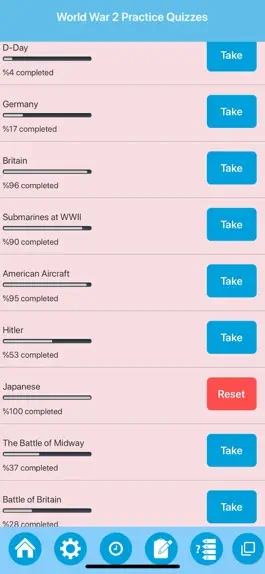 Game screenshot World War II History Quiz apk