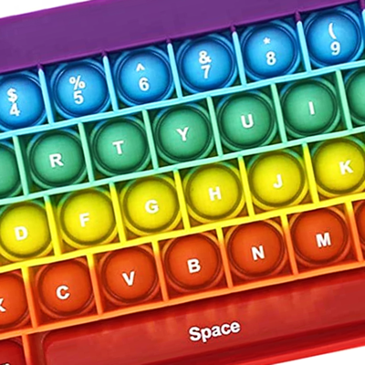 Pop It Fidget Keyboard & Fonts