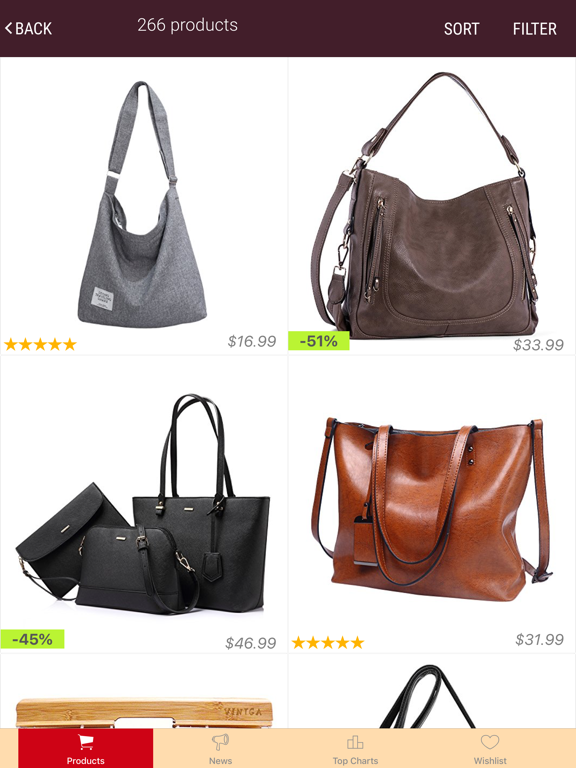 Handbags Avenue iPad screenshot 7 - Shopping app