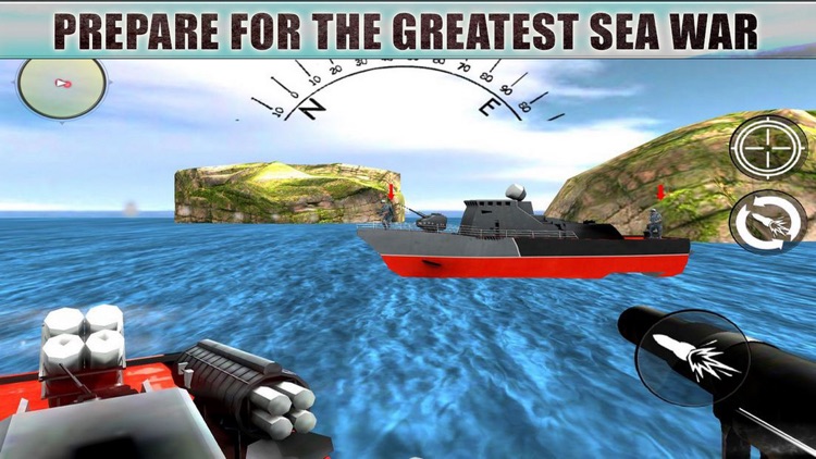 Gunship Shooter: Sea War Moder