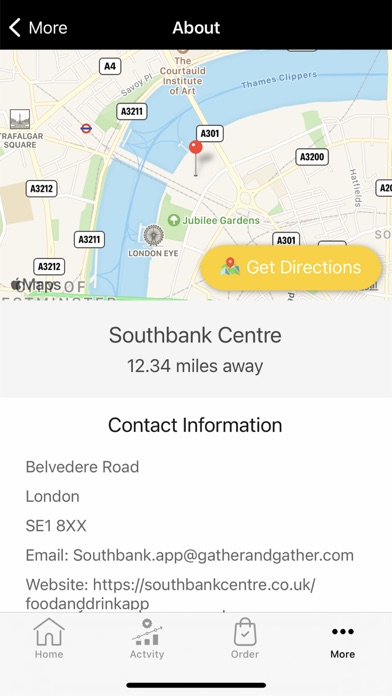 Southbank Centre Food & Drink Screenshot