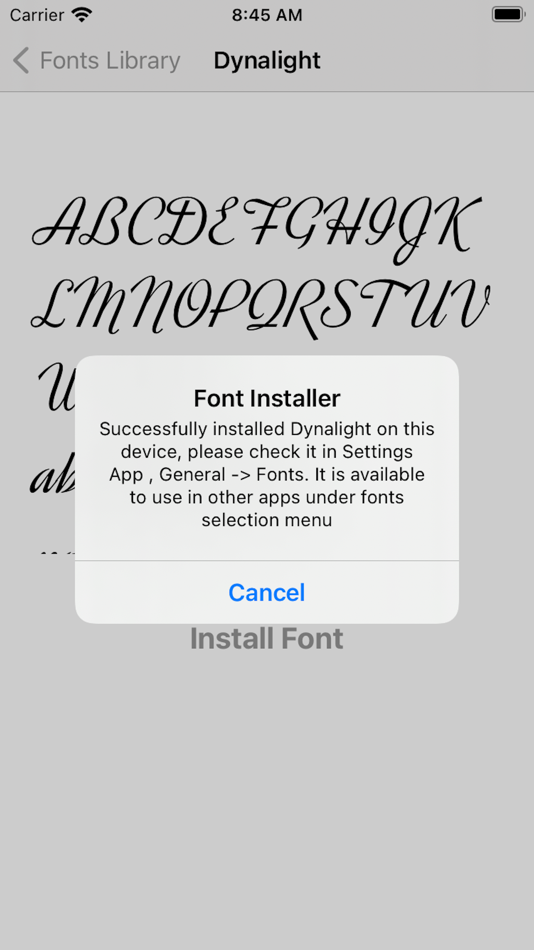 #3. FontInstaller Install any font (iOS) 由: SOWJANYA ALLA