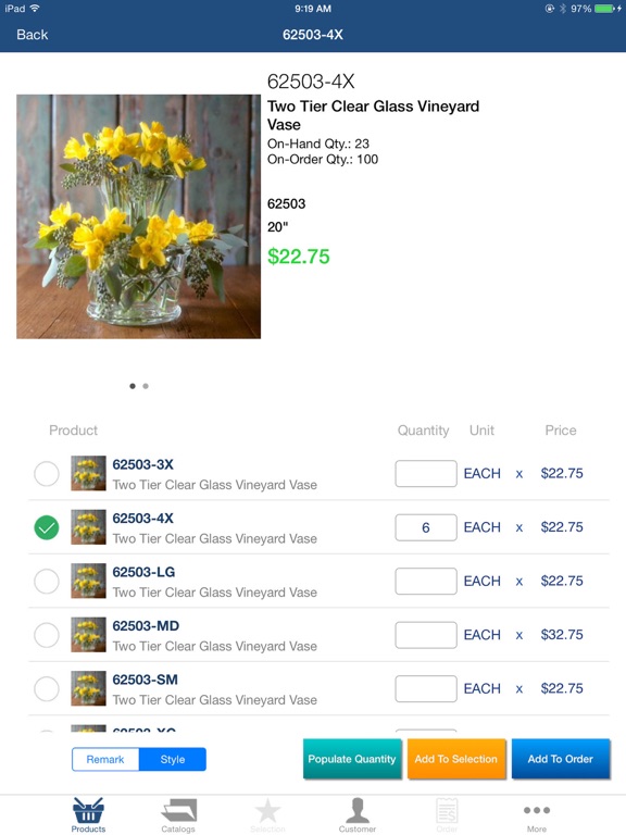 iMobileRep - Logiciel MSO App iPad screenshot 3 - Business app