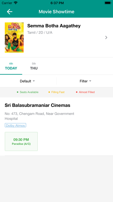 Screenshot #3 pour SBS Cinemas