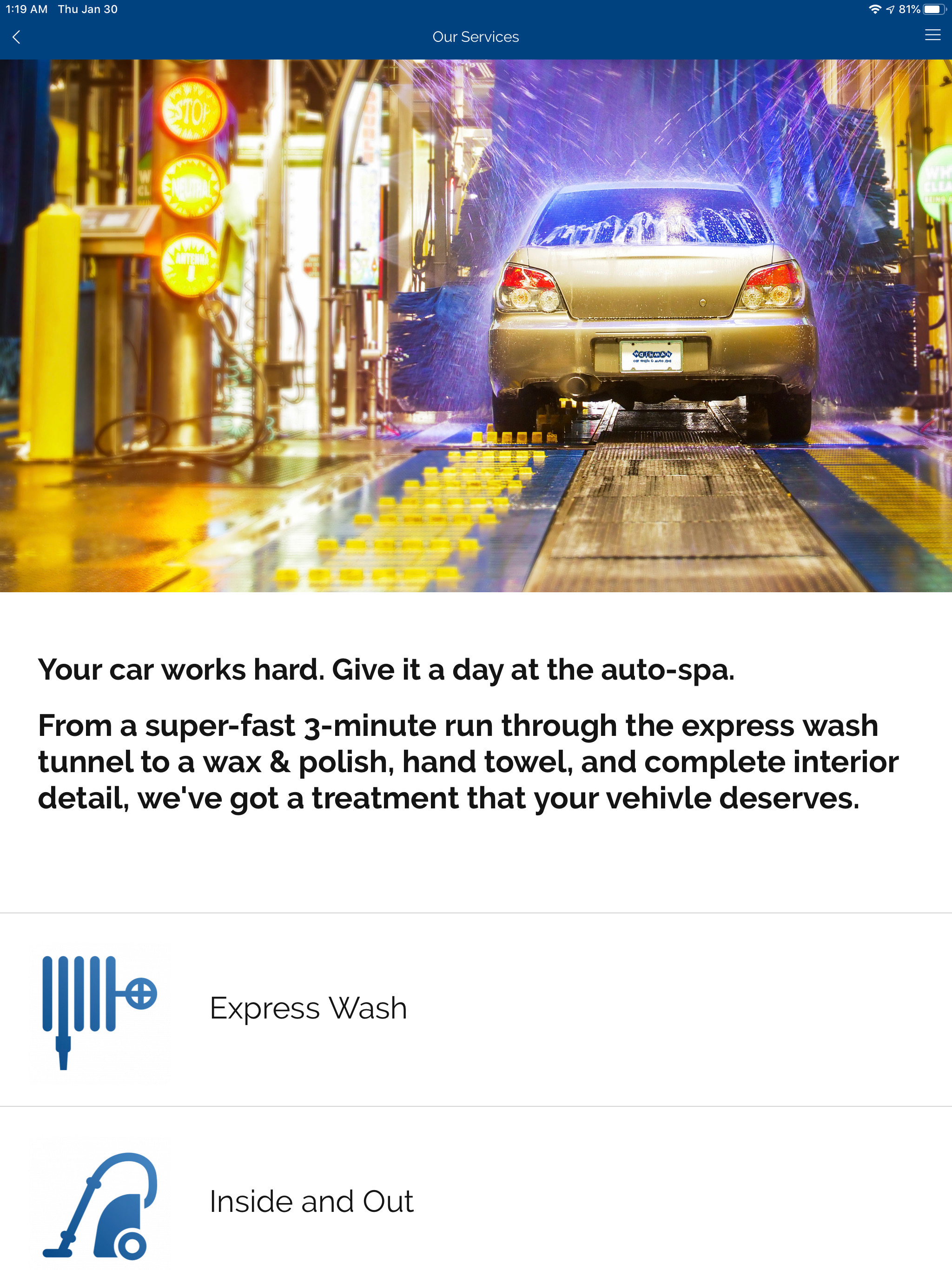 Washman USA screenshot 6