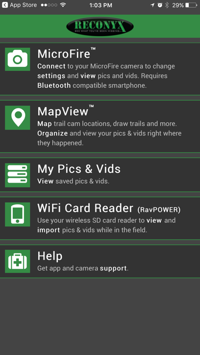 Reconyx Screenshot 1 - AppWisp.com Reconyx Screenshot 1 - AppWisp.com
