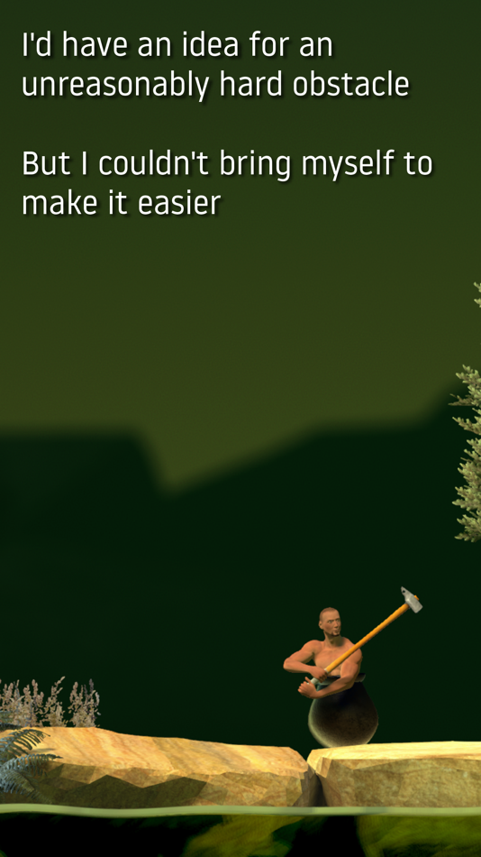 #2. Getting Over It (iOS) 来自: Bennett Foddy
