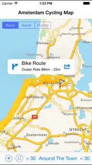 amsterdam cycling map iphone screenshot 3