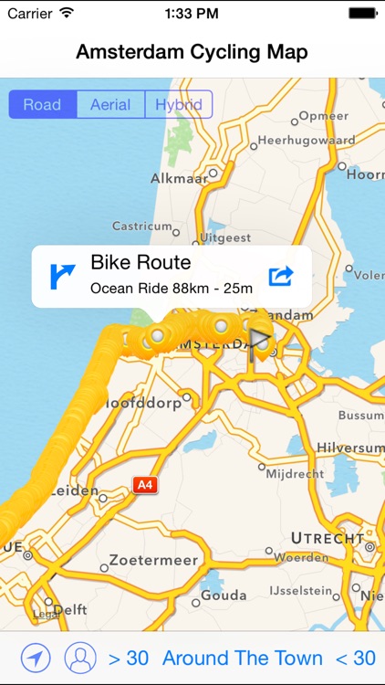 Amsterdam Cycling Map