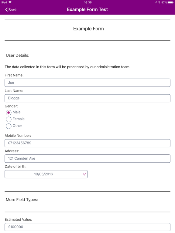 Screenshot #5 pour iPEGS Remote - Form App