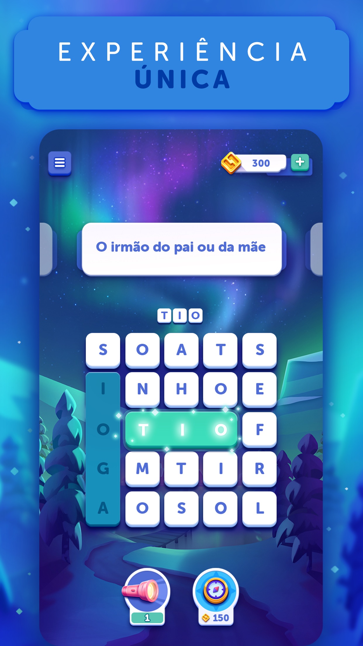 Screenshot do app Word Lanes: Trivia Relaxante