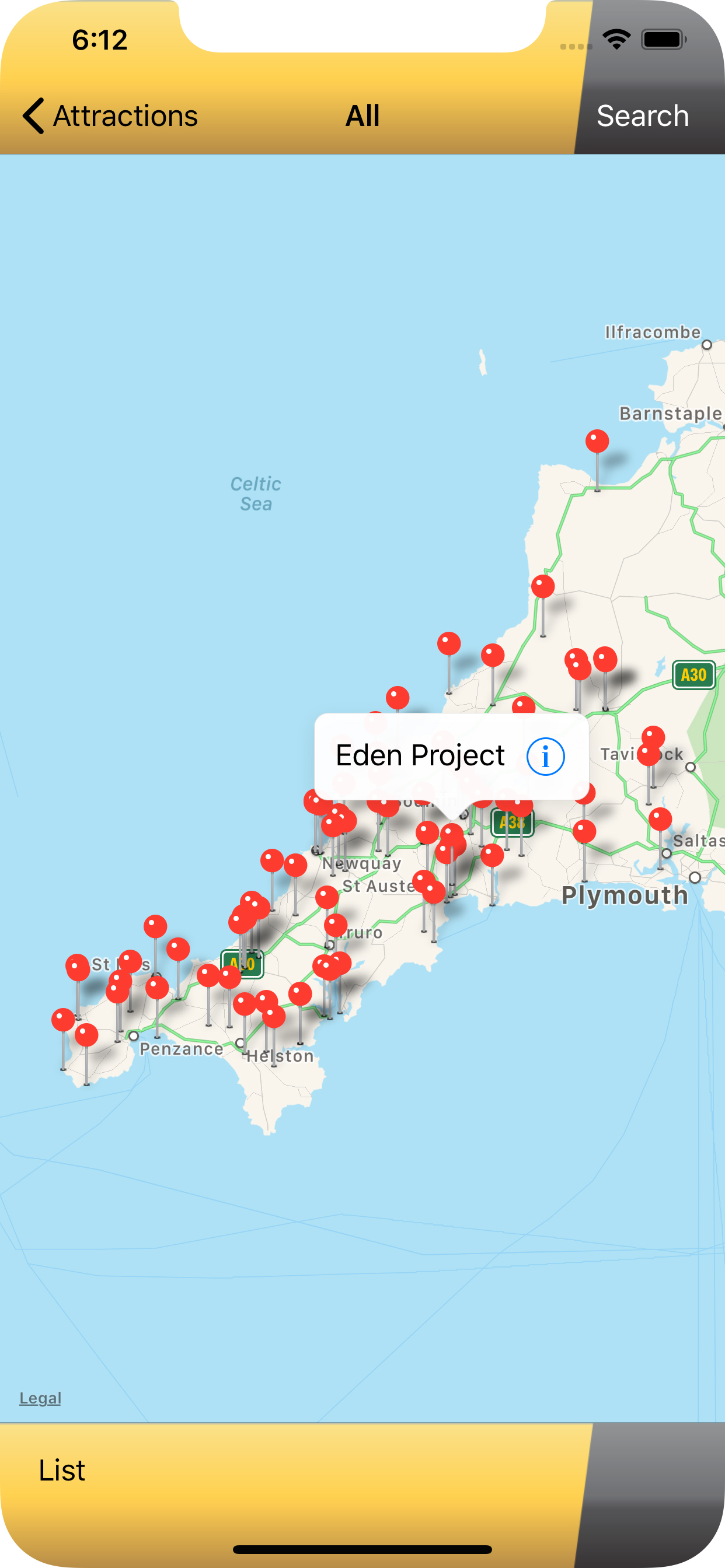 App for Cornwall