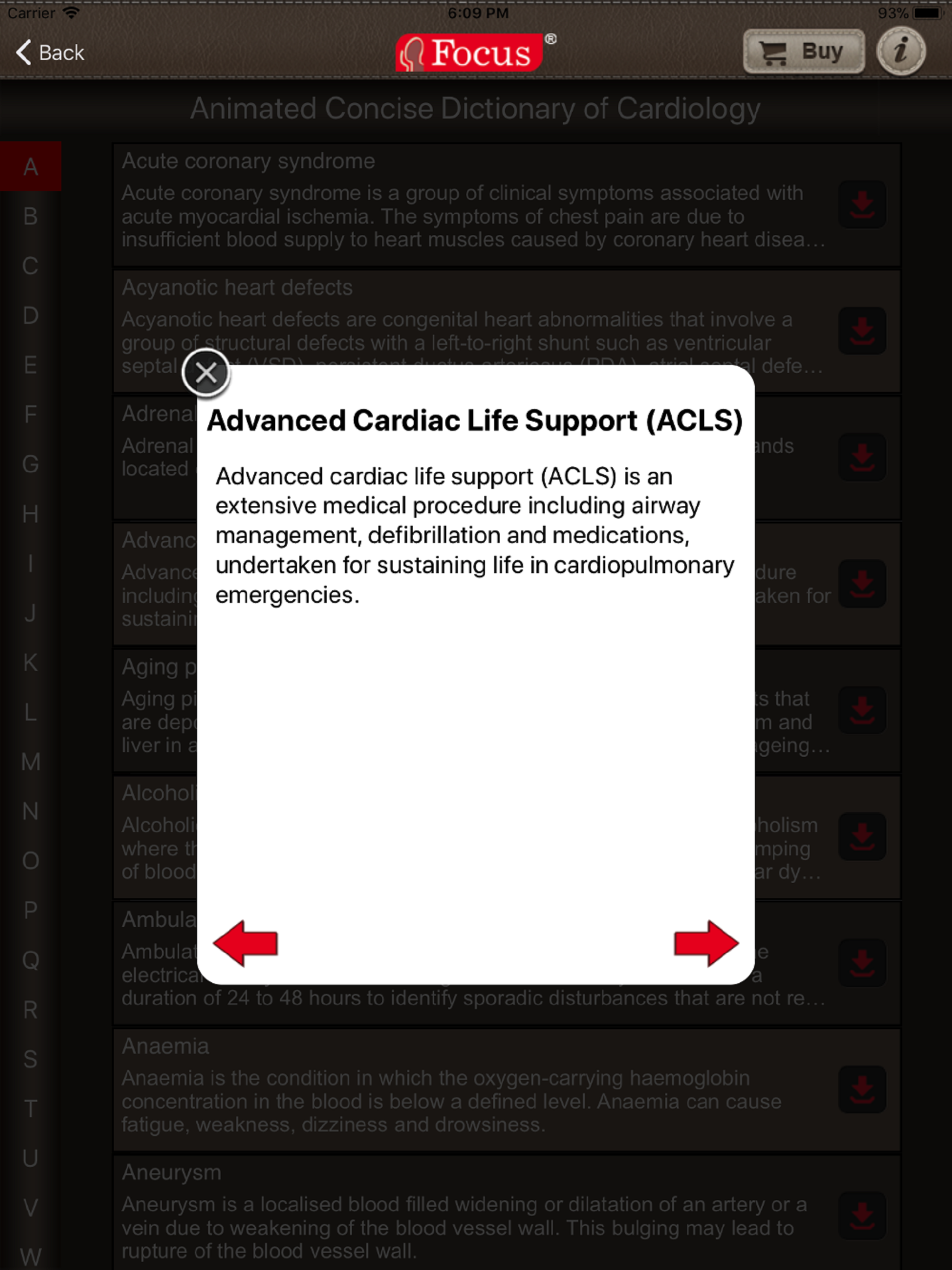 Cardiology Dictionary screenshot 8
