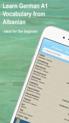 Game screenshot Albanisch Deutsch Vokabeln A1 mod apk
