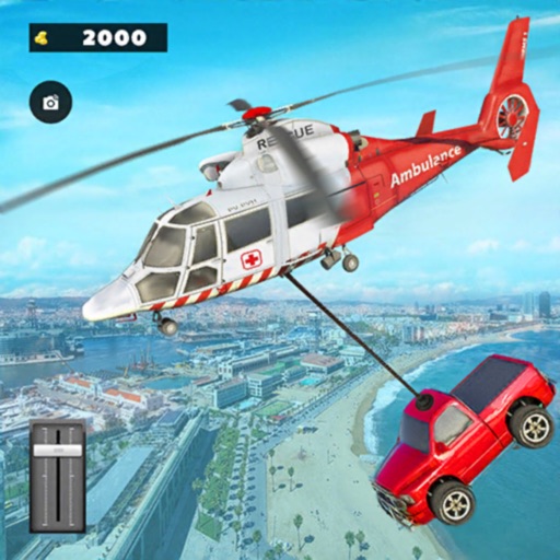 Flying Copter Army Rescue icon