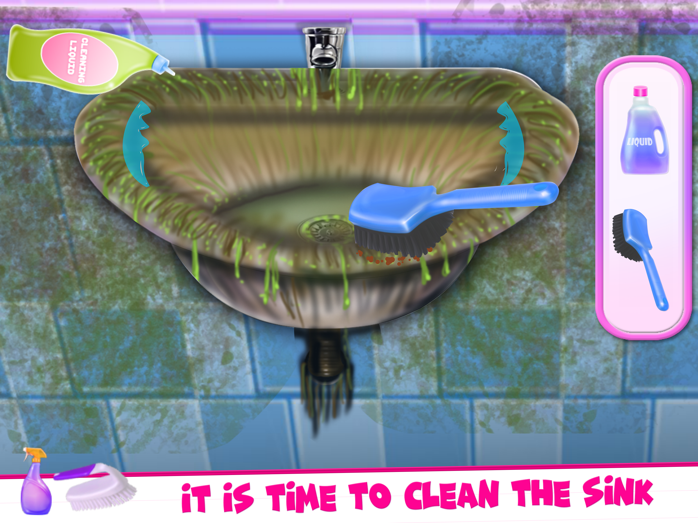 Pinky House Keeping Clean