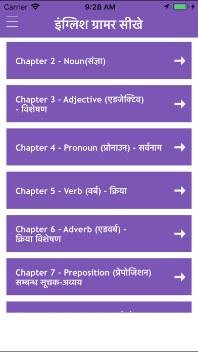 How to cancel & delete English Speaking Grammar Hindi from iphone & ipad 1