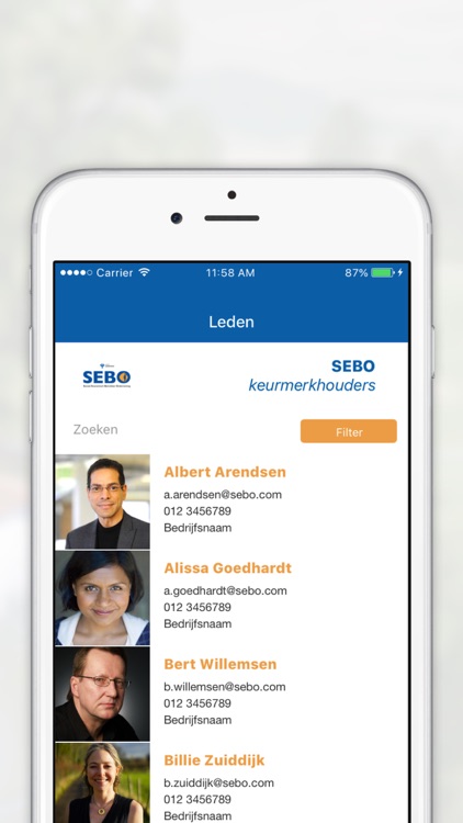 SEBO keurmerkhouders