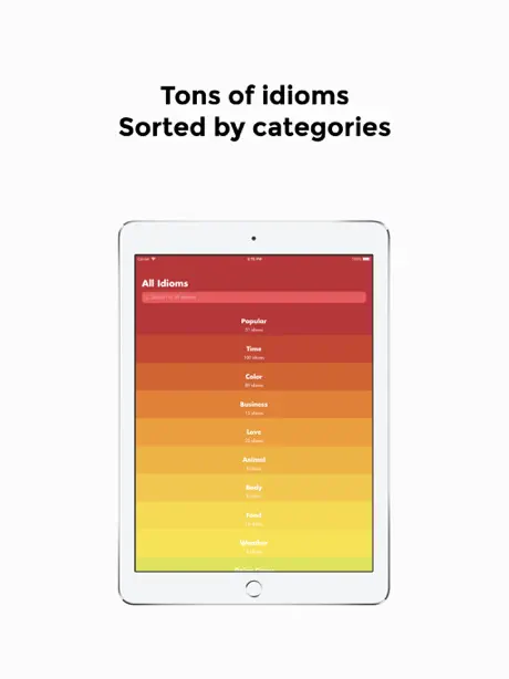 English Idioms App