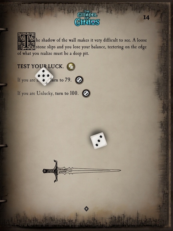 Fighting Fantasy Classics iPad screenshot 7 - Games app