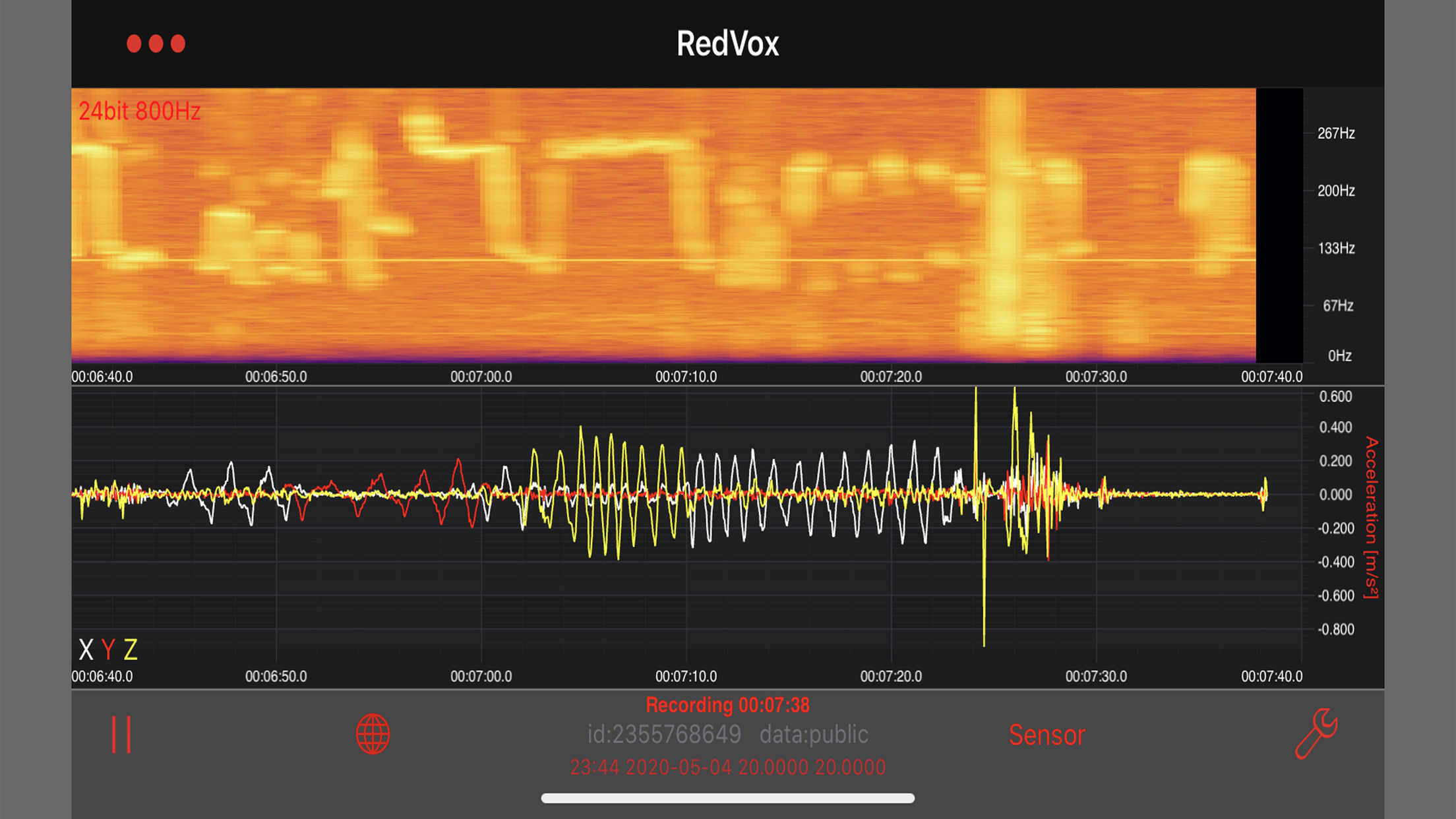 Infrasound Recorder