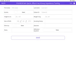 Game screenshot PulmoScan Clinic App apk
