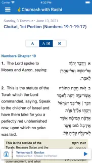 chabad.org daily torah study iphone screenshot 2