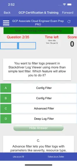 Game screenshot GCP Assoc. Cloud Engineer PRO mod apk