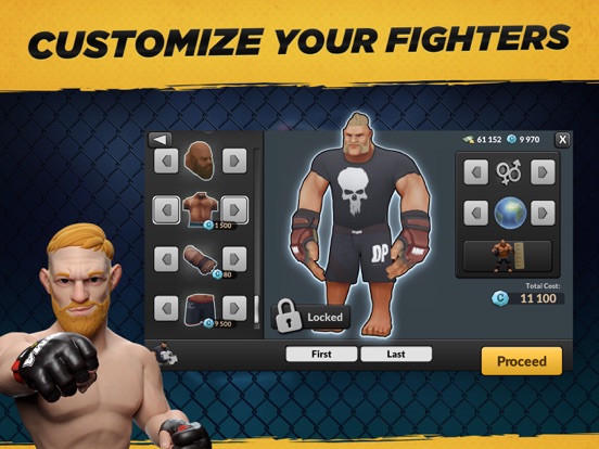 MMA Manager: Fight Hard iPad app afbeelding 2