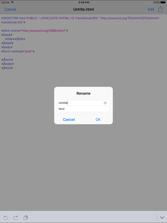 Screenshot #5 pour HTML & HTML5 Editor