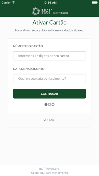 BeT TravelCard Screenshot