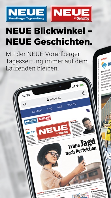 NEUE Vorarlberger Tageszeitung Screenshot