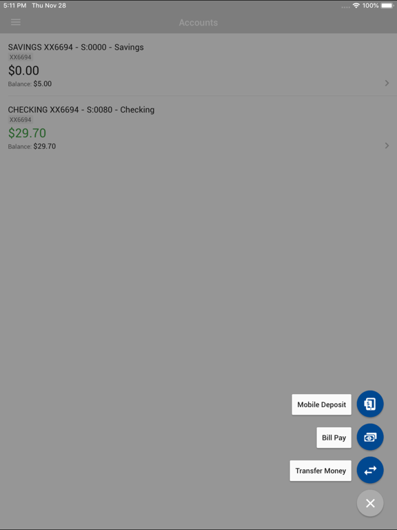 Armco CU iPad screenshot 3 - Finance app