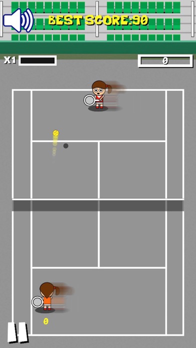 Retro Tiny Tennis Screenshot