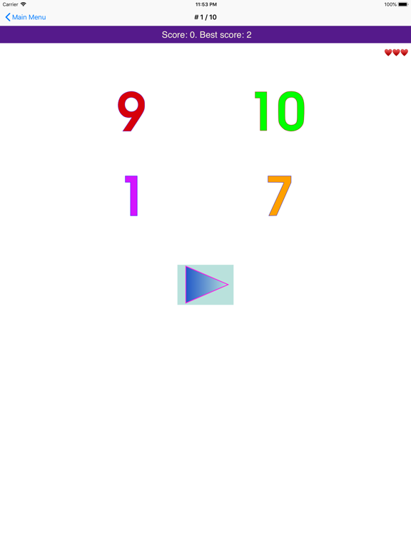Screenshot #6 pour Numbers, Shapes and Colors
