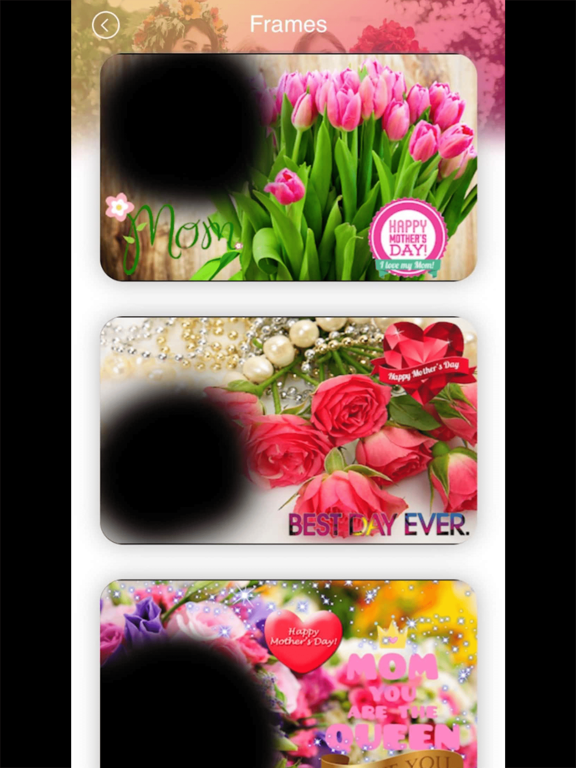 Mother's Day Photo Frames 2018 iPad screenshot 8 - Photo & Video app