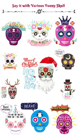 Game screenshot Animated Funny Skull Emoji mod apk